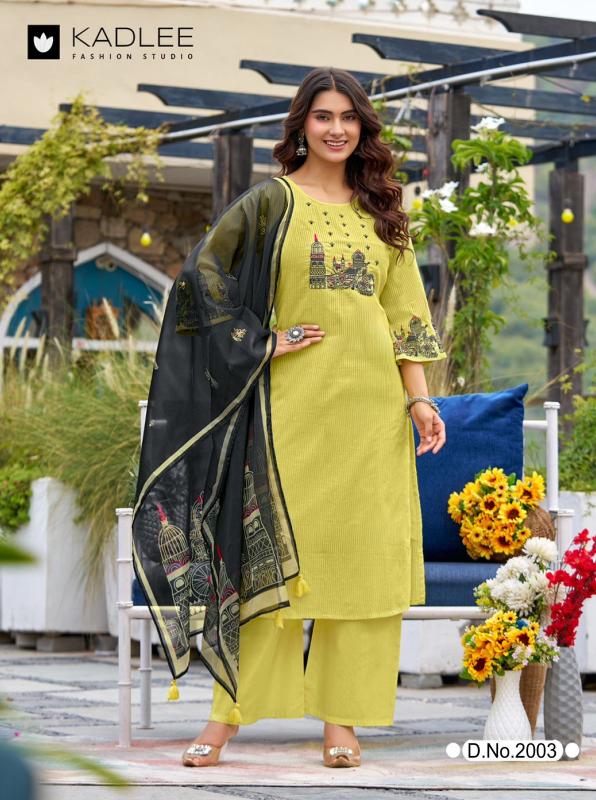 Kadlee deeva 3pcs american crepe kurtis wholesale